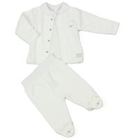 M15980: Baby Unisex 3 Piece Velour Outfit (0-9 Months)